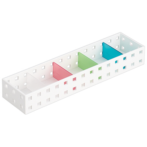 ｽﾘﾑｹｰｽ Lｻｲｽﾞ ﾎﾜｲﾄ/ﾐｯｸｽ 1個画像