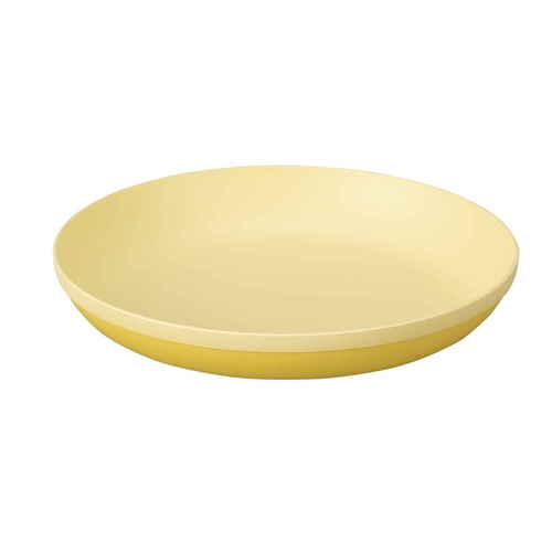プレート 23.5cm L MIN FARG プラスチック イエロー画像