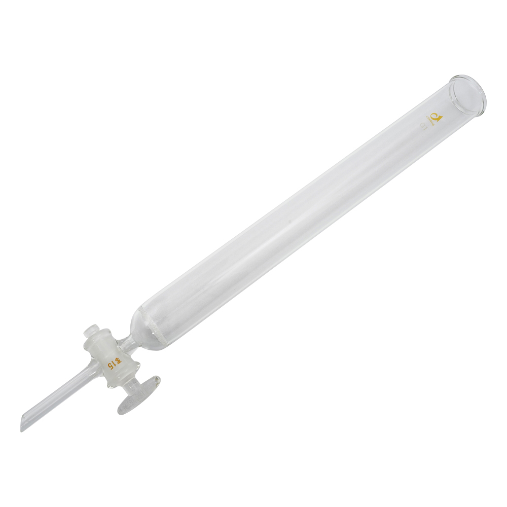 クロマトグラフ管　ガラスφ30mm　フィルター付き