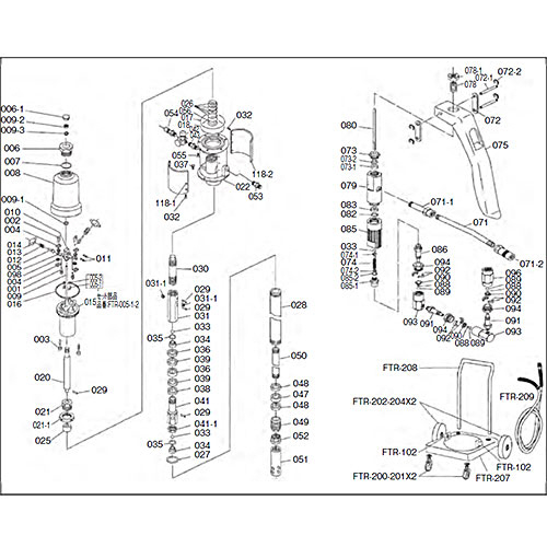 FTR65G用 ｻｸｼｮﾝﾁｭｰﾌﾞﾌﾟﾗｸﾞ 1個