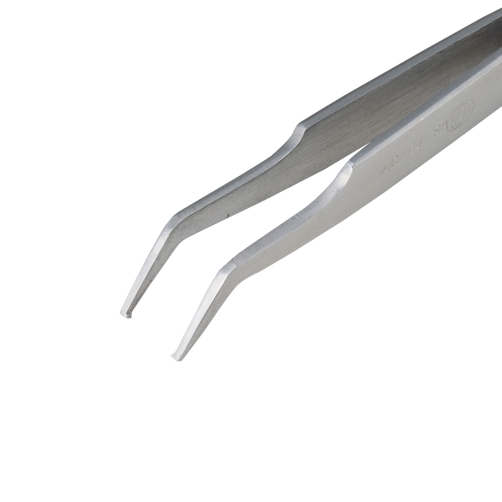 ミクロカッティングピンセット 110mm 1mm 90°画像