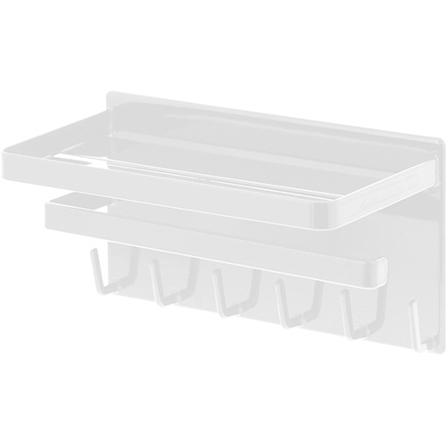 ﾏｸﾞﾈｯﾄﾊﾞｽﾙｰﾑ多機能ﾗｯｸ ﾀﾜｰ ﾎﾜｲﾄ 1個画像