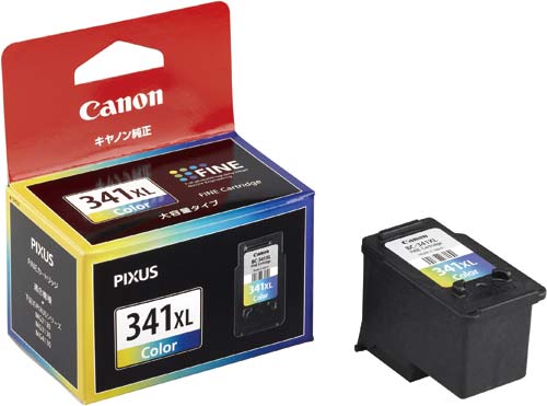 純正インク　ＢＣ－３４１ＸＬ　カラー大容量２個以上画像