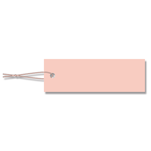 HEIKO 提札 ミニパック No.600 ピンク ピンク綿糸付 100枚画像