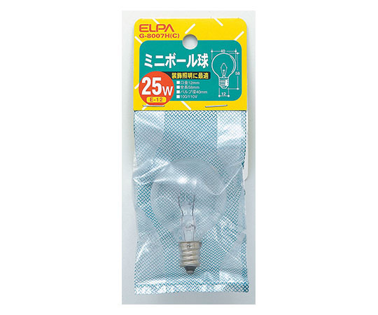 ミニボール 25W画像