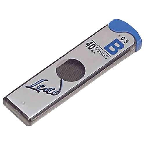 ﾌﾟﾗﾁﾅｼｬｰﾌﾟ芯 P-LEAD 0.5mm B 1個(40本)