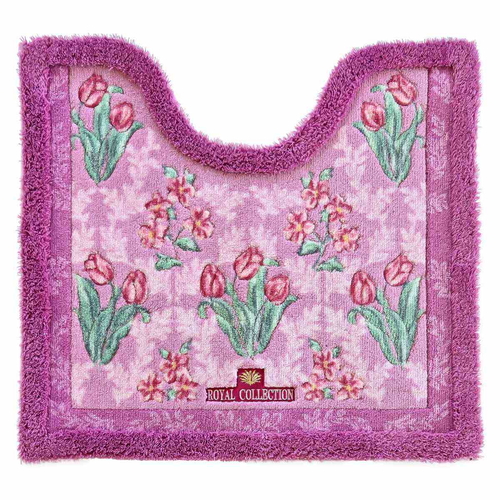 ロイヤルコレクション アーツ トイレマット 約58x63cm  P ピンク画像