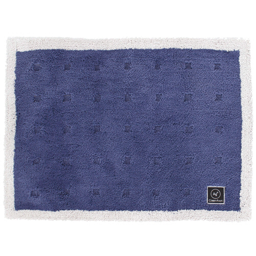 乾度良好Ag+ ｸﾘｰﾝﾌｯﾄ ﾊﾞｽﾏｯﾄ 45×60cm ﾌﾞﾙｰ 1枚画像