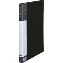 ｸﾘﾔｰﾌｧｲﾙ(台紙入) A4ﾀﾃ 40ﾎﾟｹｯﾄ 背幅23mm ﾀﾞｰｸｸﾞﾚｰ 1ｾｯﾄ(8冊)画像