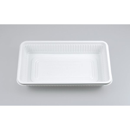 シーピー化成 弁当容器 耐熱-7 ホワイト 本体(B)画像