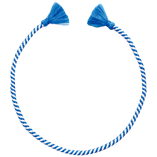 かんたんねじりはちまき 青/白 1個画像