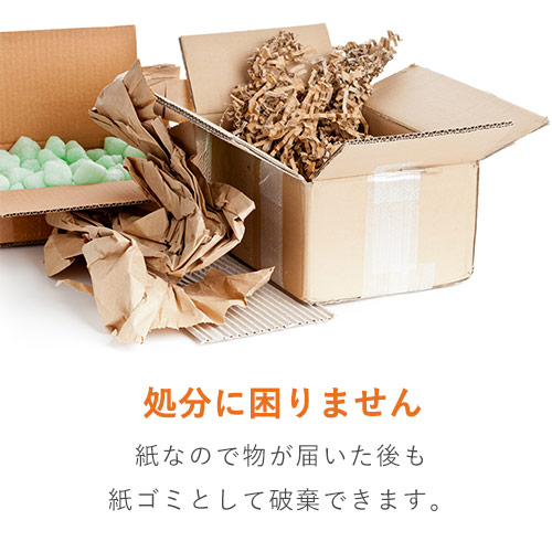 巻き長さが短い少量タイプのボーガスペーパー緩衝材