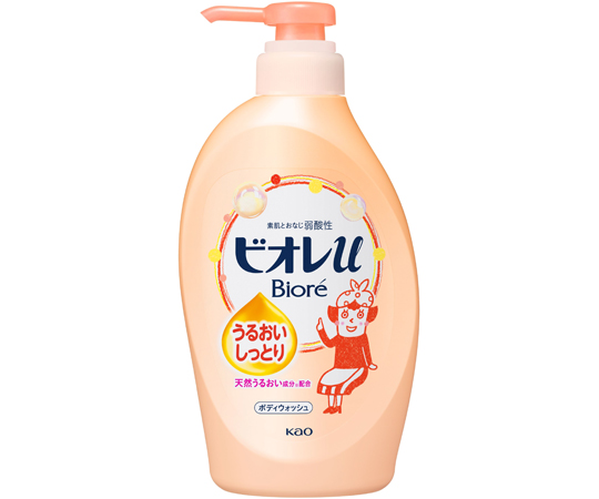 ビオレu　うるおいしっとり　ポンプ　本体　480mL画像