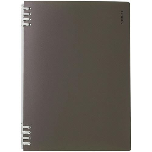 ﾘﾝｸﾞﾉｰﾄ ﾃﾌﾚｰﾇ B5ﾀﾃ 黒 1ｾｯﾄ(5冊)画像