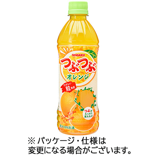 つぶつぶｵﾚﾝｼﾞ 500ml ﾍﾟｯﾄﾎﾞﾄﾙ 1ｹｰｽ(24本)画像