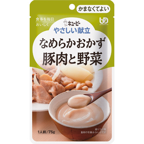 やさしい献立 なめらかおかず 豚肉と野菜 75g 1ｾｯﾄ(6ﾊﾟｯｸ)画像