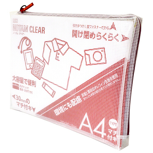 ﾉｰﾀﾑ ｸﾘｱｰ A4ﾀｲﾌﾟ ﾏﾁ付 ﾚｯﾄﾞ 1個