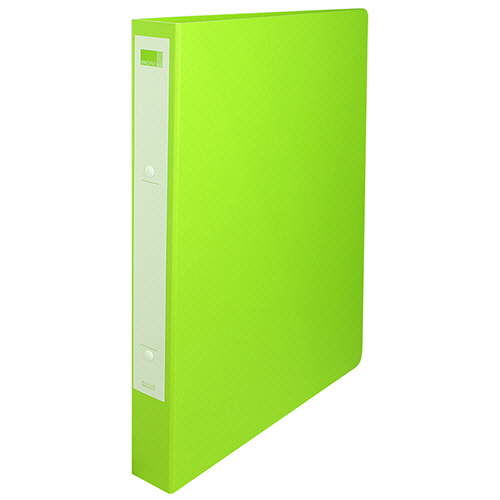 ﾘﾝｸﾞﾌｧｲﾙ e.s. A4ﾀﾃ 2穴 200枚収容 背幅36mm ﾗｲﾄｸﾞﾘｰﾝ 1冊画像