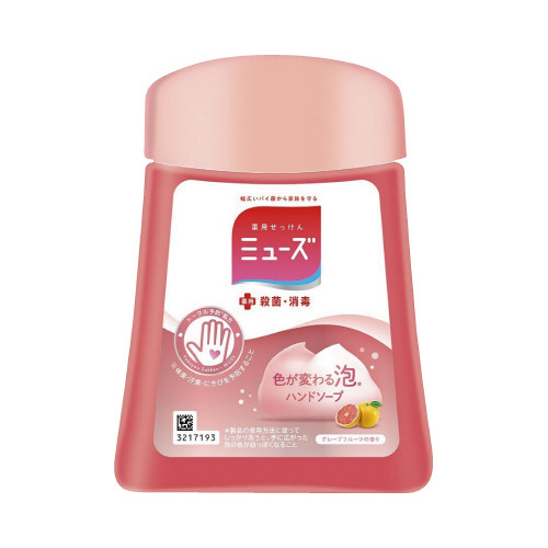 ミューズノータッチ泡　グレープフルーツ　付替画像