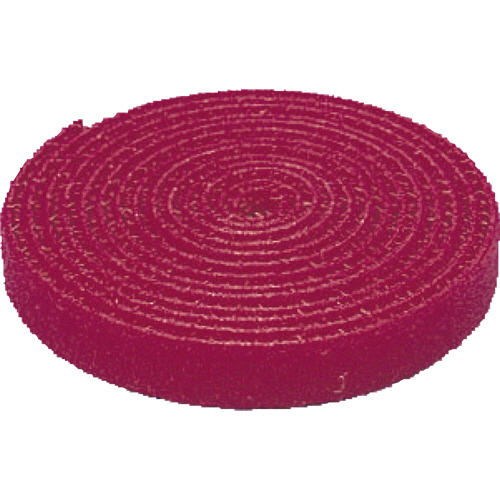 ｹｰﾌﾞﾙﾀｲ 面ﾌｧｽﾅｰ ﾌﾘｰｶｯﾄﾀｲﾌﾟ 長さ1500mm ﾚｯﾄﾞ 1本