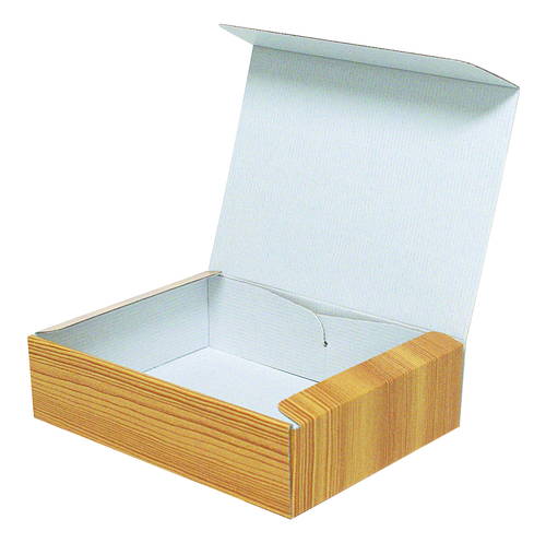 はっ水宅配箱（木目柄・255×190×高66mm）画像