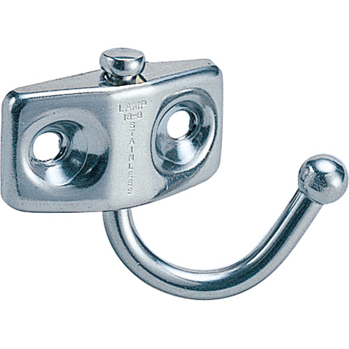 ｽﾃﾝﾚｽ製玉付回転ﾌｯｸTK型(100-029-171) 1個画像