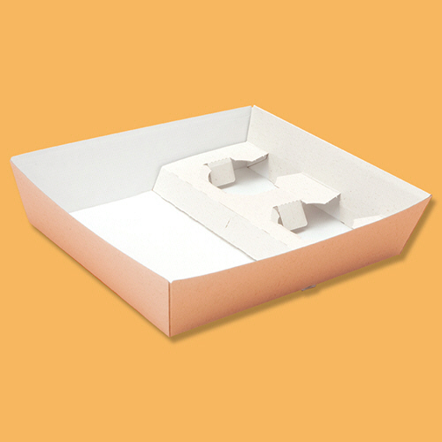 食品容器 ｴｺﾊﾟｰﾑﾎﾞｯｸｽ ﾗﾝﾁﾄﾚｰ ﾎﾙﾀﾞｰ付 1ｾｯﾄ(160個:20個×8ﾊﾟｯｸ)画像