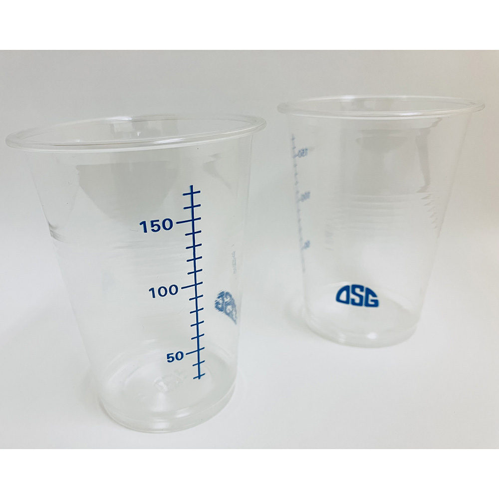 目盛り付PET製コップ OSG CP72-215G 1袋（100個入）