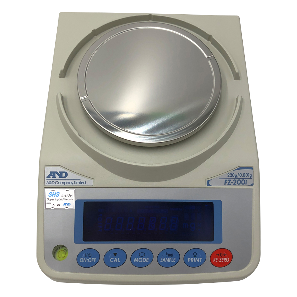 校正用分銅内蔵型汎用電子天びん FZ-iシリーズ ひょう量:220g 最小表示:0.001g画像