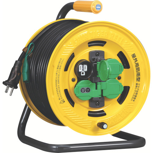 ｼﾝﾀｲｶﾞｰﾚｲﾝﾎﾞｰﾘｰﾙ 屋外用防雨型 漏電遮断器付 1台画像