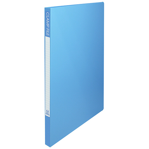 ｸﾗﾝﾌﾟﾌｧｲﾙ A4ﾀﾃ 100枚収容 背幅17mm ﾌﾞﾙｰ 1冊画像