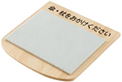木製傘杖置きストッパー　ナチュラル画像