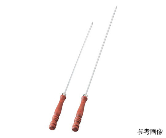 木柄角型バーベキュー串 39cm画像