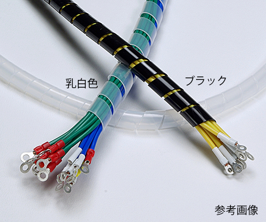 スパイラルチューブ ブラック画像