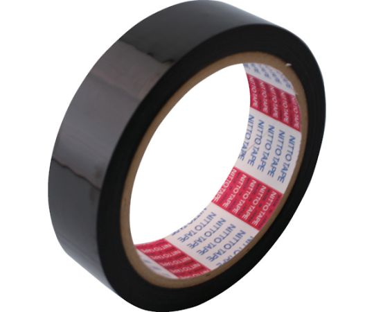 電気絶縁用ポリエステル粘着テープ No.31C 基材厚み25μ×30mm×50m 黒画像