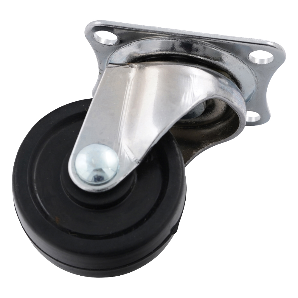 小型キャスター（自在型)　Φ38mm　ゴム