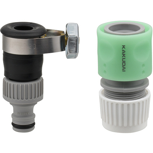 GAONA ｺﾞﾑ口金ｾｯﾄ ﾎｰｾﾝﾄﾞ付き ﾜﾝﾀｯﾁ接続用 1個画像