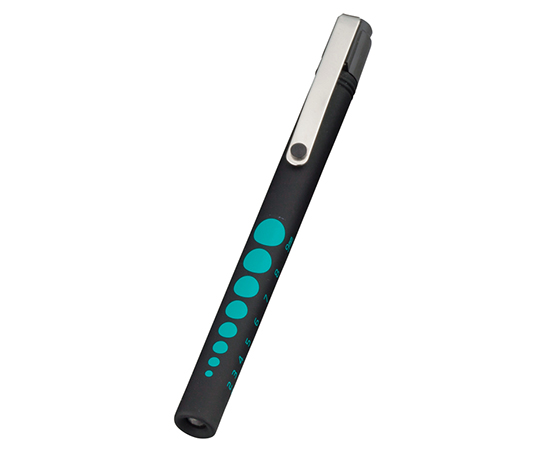 ポケットから落ちにくいナビスプッシュライト（ソフトLED）　ロング　ブラック／グリーン