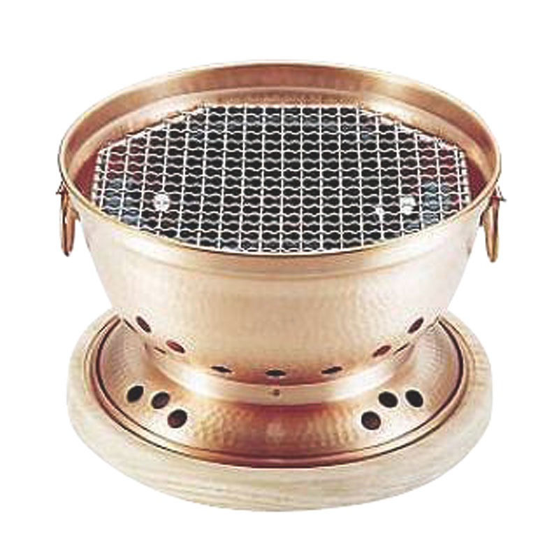 テーブル用品 銅 炭用水コンロ(台付)画像