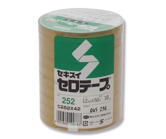 セロテープ No.252 12mm×50m巻 10巻画像