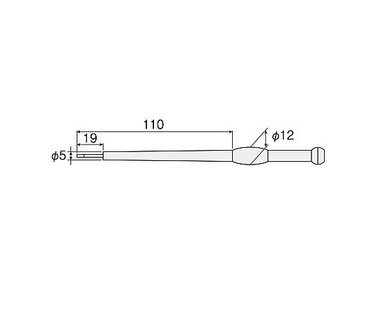セラミック調整ドライバーセット用単品 セラミック製のドライバーが並べられた状態