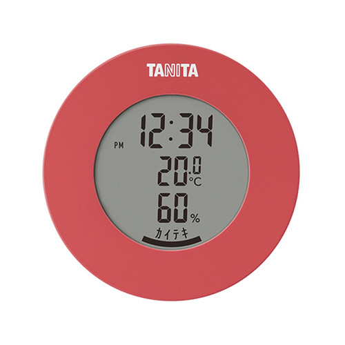 デジタル温湿度計　ピンク　ＴＴ－５８５ーＰＫ画像