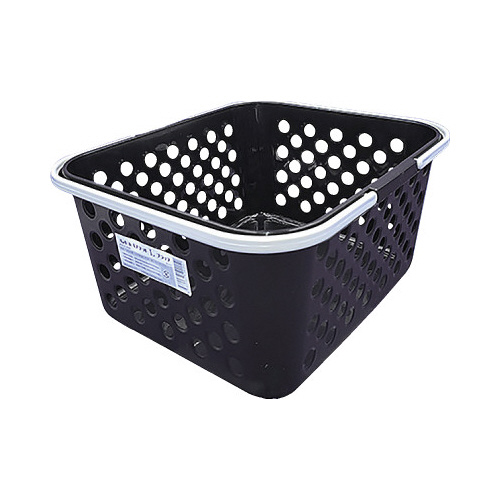 ハンドルバスケットＬ　ブラック画像