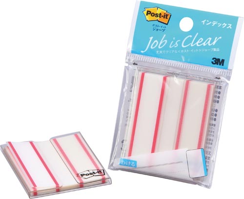 ポストイット　インデックス　４４×５０ｍｍ　赤画像