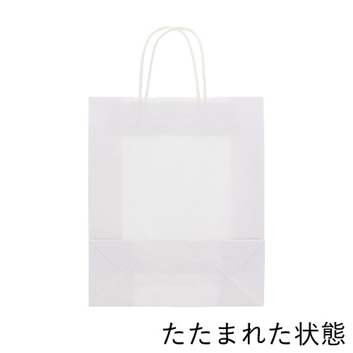 どんなシーンでも使える！シンプルな白無地の紙袋