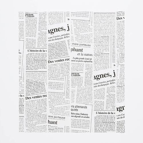 ＷＡＸペーパー ２１．８－２５ ニュースレター黒 １００枚画像