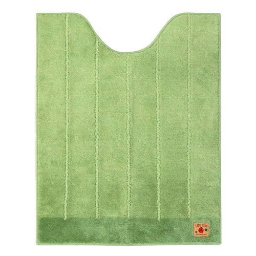 トイレマット 75×60cm 胴長 シャンフル 北欧 グリーン画像