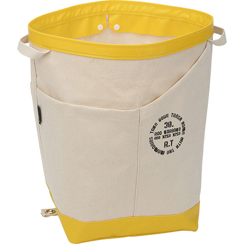 ｺﾞﾐ箱になるﾄｰﾄﾊﾞｯｸﾞ ﾙｰ･ｶﾞｰﾋﾞｯｼﾞ ｺｯﾄﾝｷｬﾝﾊﾞｽ 30L A ﾅﾁｭﾗﾙ/ｲｴﾛｰ 1個画像