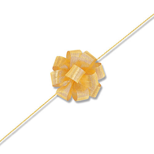 HEIKO ワンタッチメタルリボン 12mm幅×20m巻 ゴールド 1巻画像