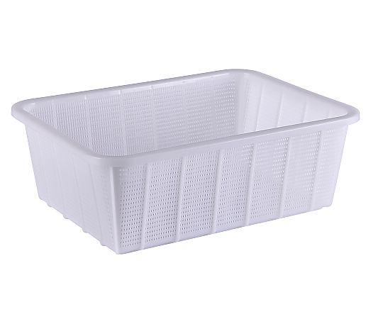 抗菌角カゴ深型 大 ナチュラル画像